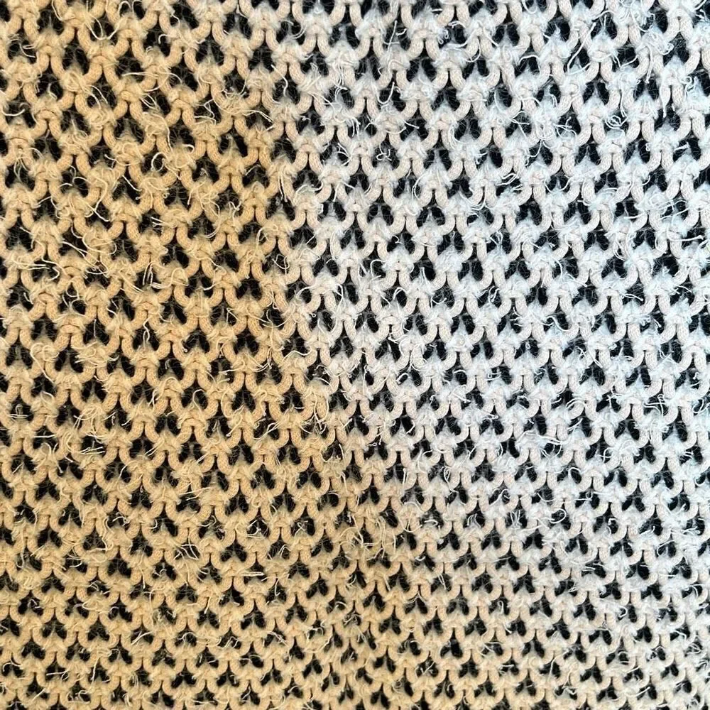 Marc Cain Womens Size 12 Black White Cotton Wool Alpaca Blend Mini Skirt NWT